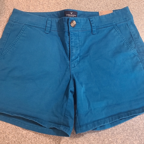 Nwt womens american eagle midi low rise shorts size 10 - Picture 4 of 4
